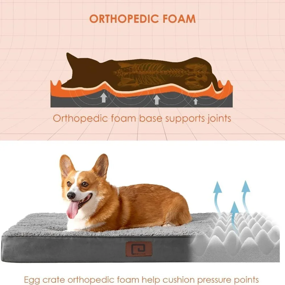 XL Orthopedic Dog Bed for Large Dogs - Ultimate Comfort and Support 44x32